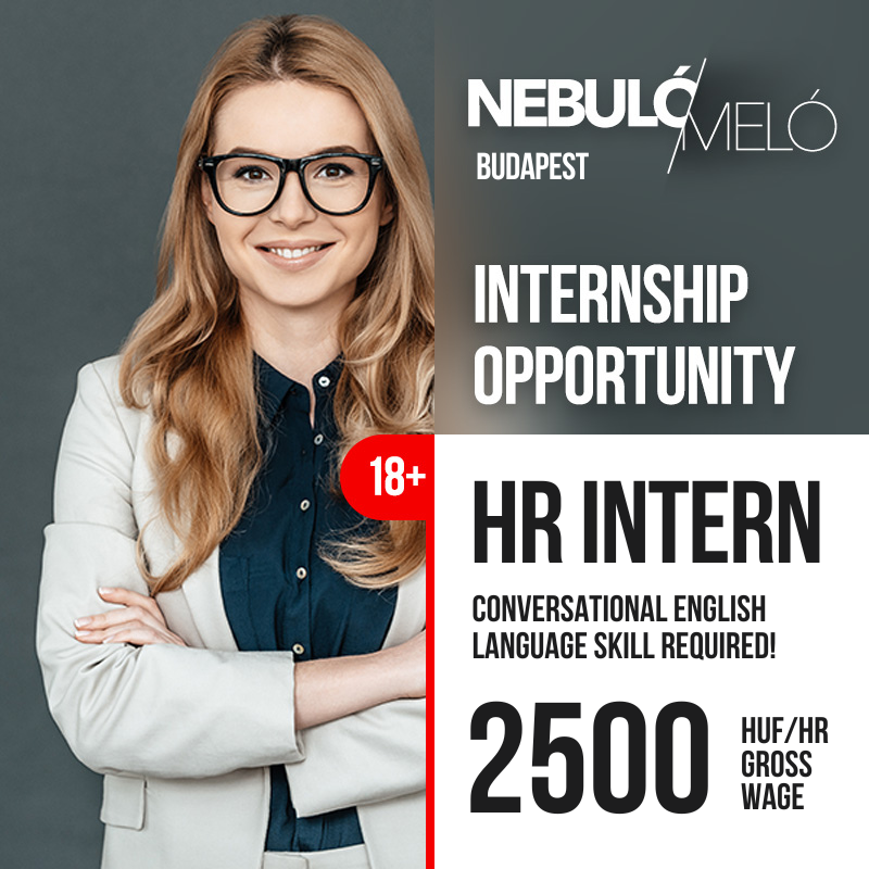 HR Internship opportunity at Nebuló-Meló