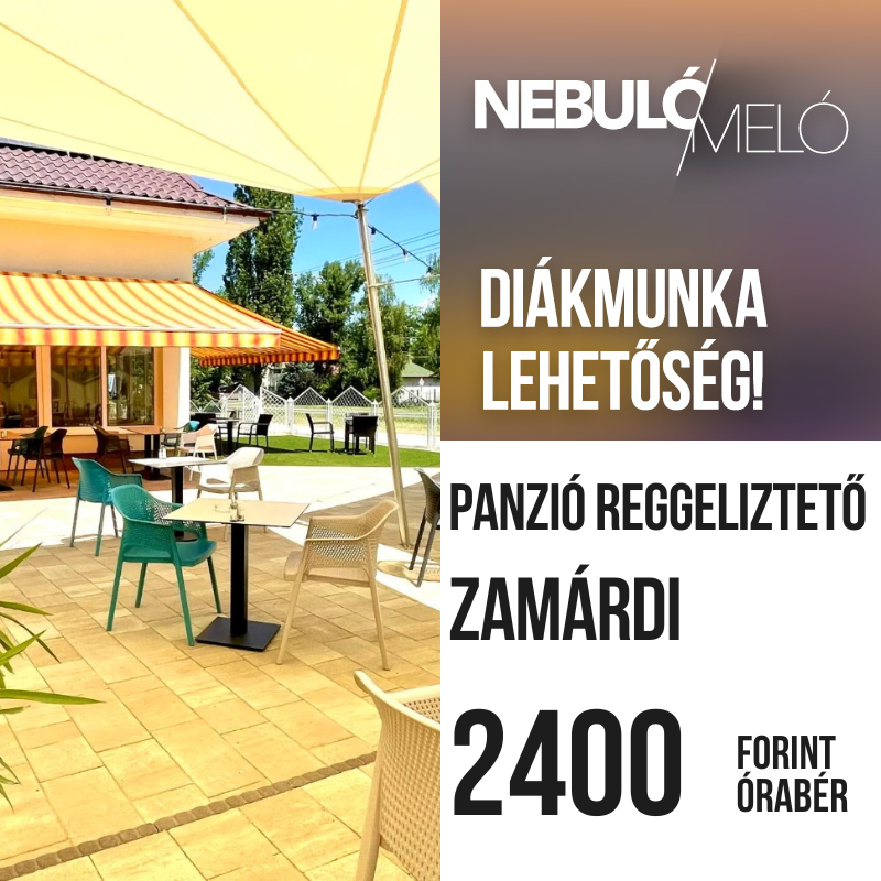 Panzió reggeliztető munkalehetőség Zamárdiban!